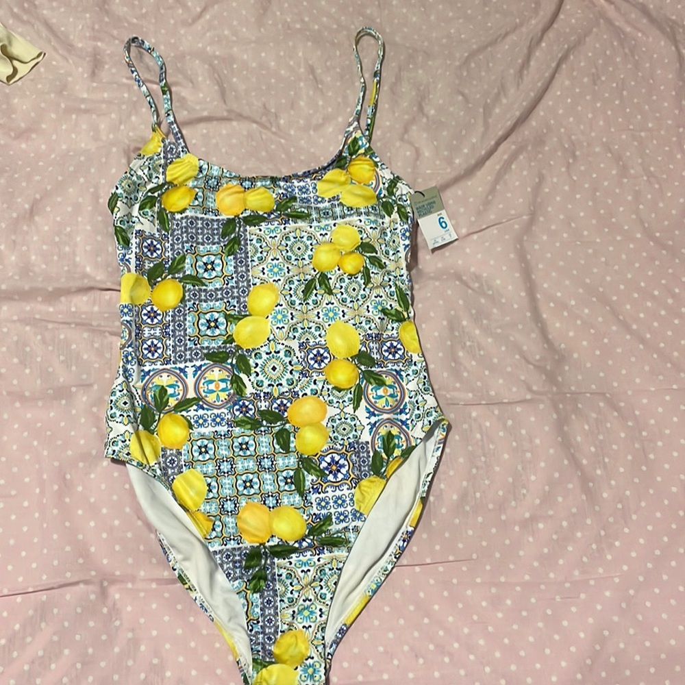 Lemon one-piece bathing suit for sale!
